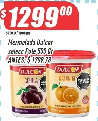 Dulcor mermelada selecc pote