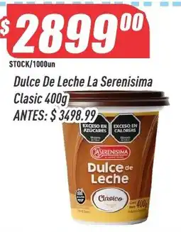 Supermercados Comodin La serenisima dulce de leche clasico oferta