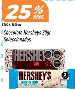 Supermercados Comodin Hershey's chocolate seleccionados oferta