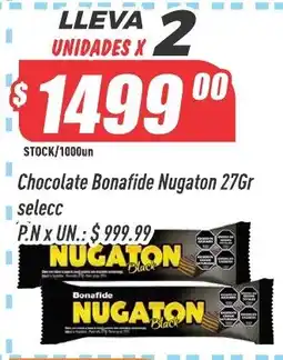 Supermercados Comodin Bonafide chocolate nugaton oferta