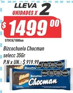 Supermercados Comodin Bonafide bizcochuelo chocman oferta