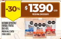 Supermercados DIA Dio nutrimix deportivo/energia/frutos oferta