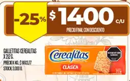 Supermercados DIA Cerealitas galletitas oferta