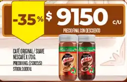 Supermercados DIA Nescafe cafe original / suave oferta