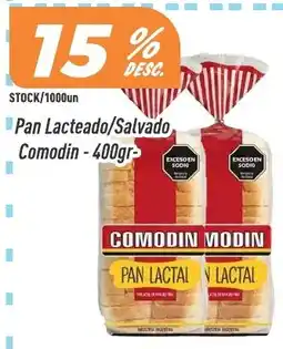 Supermercados Comodin Comodin pan lacteado/salvado oferta