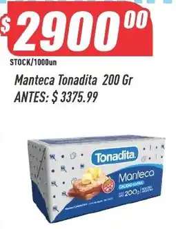 Supermercados Comodin Tonadita manteca oferta