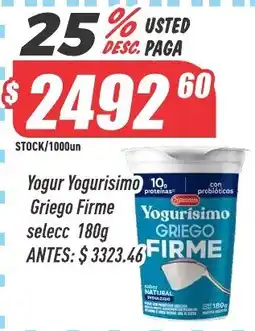 Supermercados Comodin Yogur Yogurisimo Griego Firme oferta