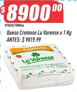 Supermercados Comodin La Varense queso cremoso oferta