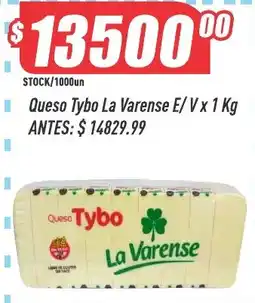 Supermercados Comodin Tybo queso la varense oferta