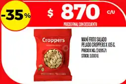Supermercados DIA Croppers maní frito salado oferta