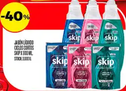Supermercados DIA Skip jabón líquido ciclos cortos oferta