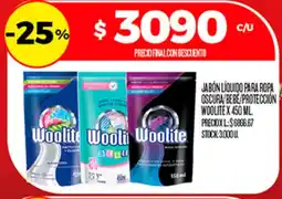 Supermercados DIA Woolite jabón líquido para ropa oscura bébé protección oferta