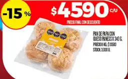 Supermercados DIA Pan de papa con queso paness oferta