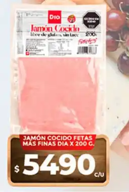 Supermercados DIA Dia jamón cocido oferta