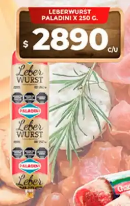 Supermercados DIA Paladini leberwurst oferta