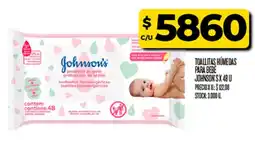 Supermercados DIA Johnson's toallitas húmedas para bebé oferta