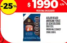Supermercados DIA Día alfajor de helado oferta