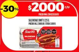 Supermercados DIA Swift salchichas oferta