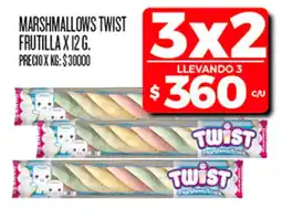 Supermercados DIA Marshmallows twist frutilla oferta