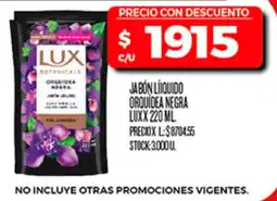 Supermercados DIA Lux jabón líquido orquídea negra oferta