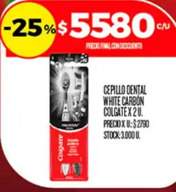 Supermercados DIA Colgate cepillo dental white carbon oferta