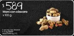 Changomas Mani con cáscara oferta