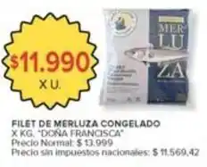 Carrefour Market Filet de merluza congelado oferta