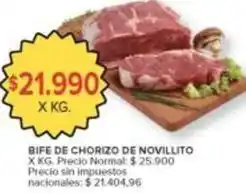 Carrefour Market Bife de chorizo de novillito oferta