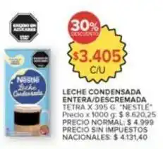 Carrefour Market Nestlé - leche condensada entera/descremada oferta