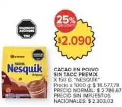 Carrefour Market Nesquik - cacao en polvo oferta