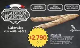 Carrefour Market Carrefour - baguette tradicion francesa oferta