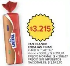 Carrefour Market Lactal - pan blanco rodajas finas oferta