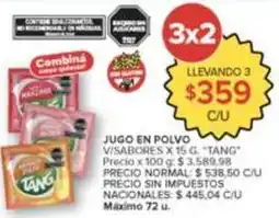 Carrefour Market Tang - jugo en polvo v/sabores oferta