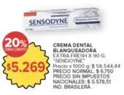 Carrefour Market Sensodyne - crema dental blanqueadora extra fresh oferta