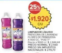 Carrefour Market Poett - limpiador líquido oferta