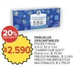 Carrefour Market Carrefour - pa uevouelos descartables pocket pack oferta