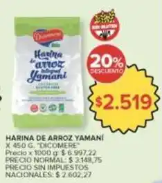 Carrefour Market Harina de arroz yamani oferta