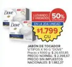Carrefour Market Dove - jabón de tocador oferta