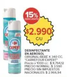 Carrefour Market Carrefour - desinfectante en aerosol oferta