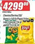 Supermercados Comodin Cheetos/doritos/3d/queso x 140 gr/papas fritas oferta