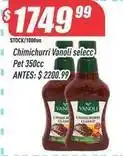 Supermercados Comodin Vanoli - chimichurri oferta