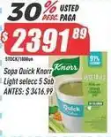 Supermercados Comodin Knorr - sopa quick light selecc 5 sob oferta