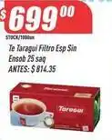Supermercados Comodin Taraguí - te filtro esp sin ensob oferta