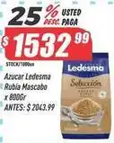 Supermercados Comodin Ledesma - azucar rubia mascabo oferta