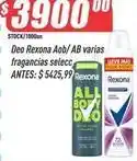 Supermercados Comodin Rexona - deo aob/ ab oferta