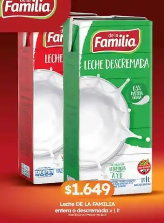 La familia - leche entera o descremada