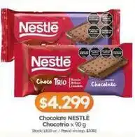 Cordiez Nestlé - choco trio chocolate oferta