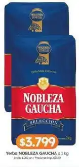 Cordiez Nobleza gaucha - yerba oferta