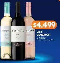 Cordiez Benjamin - vino oferta