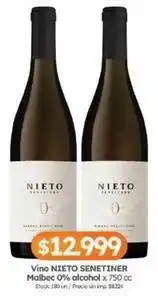 Cordiez Malbec - vino 0% alcohol oferta